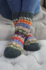 Load image into Gallery viewer, lusciousscarves Pachamama Elveden Womens Sofa Socks

