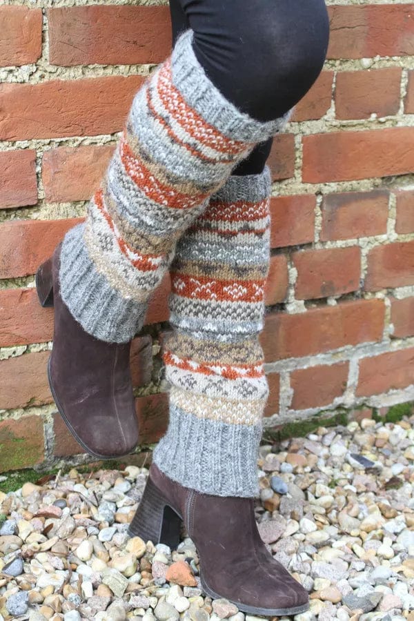 lusciousscarves Pachamama Finisterre Ladies Leg warmers Grey