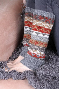 lusciousscarves Pachamama Finisterre Ladies Leg warmers Grey