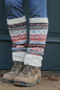 lusciousscarves Pachamama Finisterre Ladies Leg warmers Oatmeal.