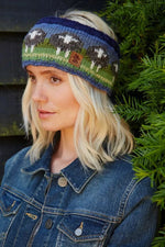 Load image into Gallery viewer, lusciousscarves Pachamama Flock of Herdwick Sheep Headband , Handmade
