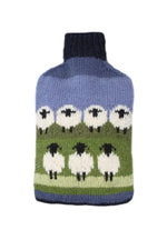 Load image into Gallery viewer, lusciousscarves Pachamama Flock Of Sheep Hot Water Bottle , Fair Trade
