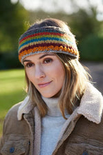 Load image into Gallery viewer, lusciousscarves Pachamama Grassington Hand Knitted Headband.
