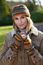 Load image into Gallery viewer, lusciousscarves Pachamama Grassington Hand Knitted Headband.
