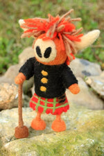 Load image into Gallery viewer, lusciousscarves Pachamama Hamish the Highland Cow Ornament, Hand Made Fair Trade
