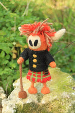 Load image into Gallery viewer, lusciousscarves Pachamama Hamish the Highland Cow Ornament, Hand Made Fair Trade
