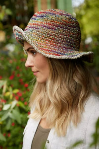 lusciousscarves Pachamama Hemp/Cotton Hat Hoxton , Fair Trade, Handmade.