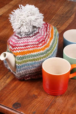 Load image into Gallery viewer, lusciousscarves Pachamama Hoxton Colourful Tea Cosy , Fair trade , Hand Made
