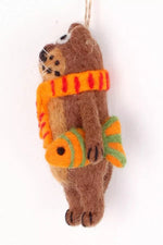 Load image into Gallery viewer, lusciousscarves Pachamama Ollie The Otter Christmas Decoration
