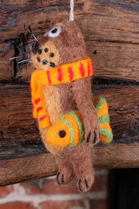 lusciousscarves Pachamama Ollie The Otter Christmas Decoration
