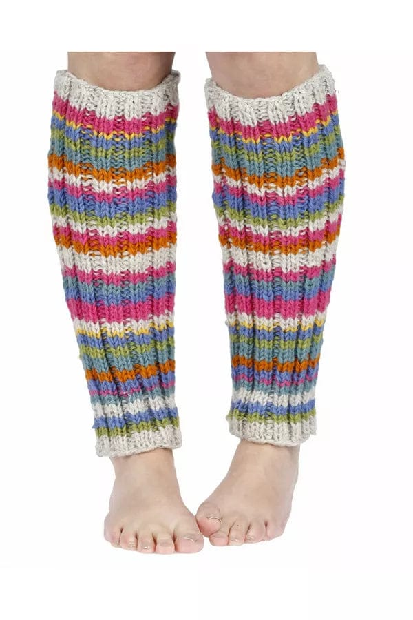 Pachamama Riobamba Legwarmers Multi Colours Fairtrade Womens