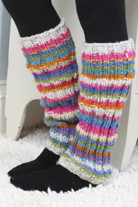 lusciousscarves Pachamama Riobamba Legwarmers, Multi Colours, Fairtrade