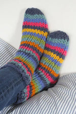 Load image into Gallery viewer, lusciousscarves Pachamama Riobamba Sofa Socks
