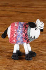 Load image into Gallery viewer, lusciousscarves Pachamama Tank Top Tracey Felted Little Lamb Ornament . Fair Trade.

