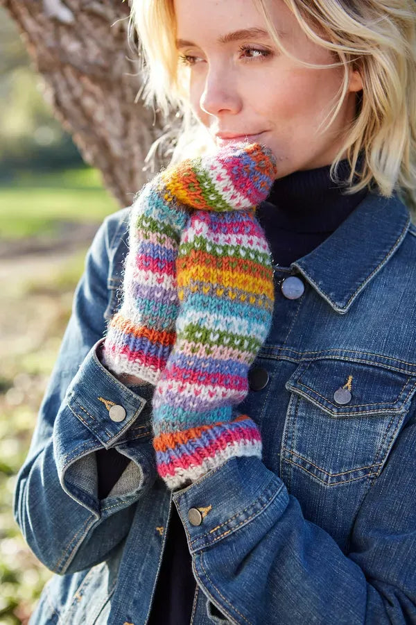 lusciousscarves Pachamama Villarica Lined Mitts