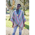 Load image into Gallery viewer, lusciousscarves Pachamama Womens  Bloomsbury Wrap Cool , Hand Knitted, Fair Trade
