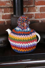 Load image into Gallery viewer, lusciousscarves Pachamama Yucatan Colourful Tea Cosy , Fair trade , Hand Made
