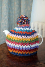 Load image into Gallery viewer, lusciousscarves Pachamama Yucatan Colourful Tea Cosy , Fair trade , Hand Made
