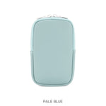 Load image into Gallery viewer, lusciousscarves Pale Blue Italian Leather Phone Pouch Crossbody Bag , Available in 20 Colours
