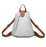 Load image into Gallery viewer, lusciousscarves Pale Grey Small Convertible Rucksack / Backpack / Crossbody Bag / Handbag

