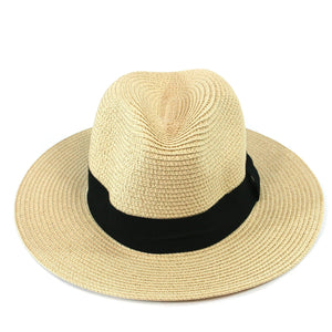 lusciousscarves Panama Style Folding Sun Hat in Bag -Ex Large 61cm