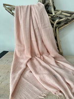 Load image into Gallery viewer, lusciousscarves Peachy Pink Plain Light Weight Cotton Blend Summer Scarf , Wrap, Shawl 26 Colours Available
