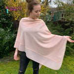 Load image into Gallery viewer, lusciousscarves Poncho Liners Pale Dusky Pink Light Weight Poncho
