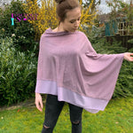 Load image into Gallery viewer, lusciousscarves Poncho Liners Purple Light Weight Poncho
