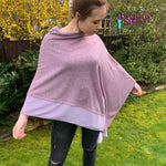 Load image into Gallery viewer, lusciousscarves Poncho Liners Purple Light Weight Poncho

