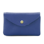Load image into Gallery viewer, lusciousscarves Purses Cobalt Blue Italian Leather Zip and Poppet Purse
