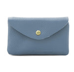 Load image into Gallery viewer, lusciousscarves Purses Denim Blue Italian Leather Zip and Poppet Purse
