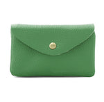 Load image into Gallery viewer, lusciousscarves Purses Green Italian Leather Zip and Poppet Purse
