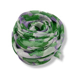 Load image into Gallery viewer, lusciousscarves Scarves Green and Lilac Summer Leopard print scarf, Light Weight
