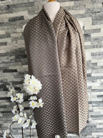 Load image into Gallery viewer, lusciousscarves Scarves Grey/Silver Reversible Stars Pashmina.
