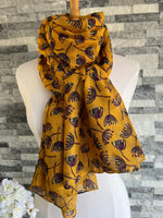 Load image into Gallery viewer, lusciousscarves Scarves Mustard Dandelion Breeze Scarf
