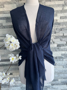 lusciousscarves Scarves Plain Light Weight Summer Scarf , Various Colours