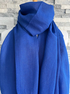 lusciousscarves Scarves Plain Light Weight Summer Scarf , Various Colours
