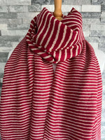 Load image into Gallery viewer, lusciousscarves Scarves Red Cross Stripes Scarf
