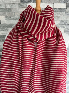 lusciousscarves Scarves Red Cross Stripes Scarf