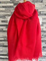 Load image into Gallery viewer, lusciousscarves Scarves Red Plain Light Weight Summer Scarf , Various Colours
