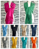 Load image into Gallery viewer, lusciousscarves Scarves &amp; Shawls Cashmere Blend Pashmina Wrap available in 16 colours.

