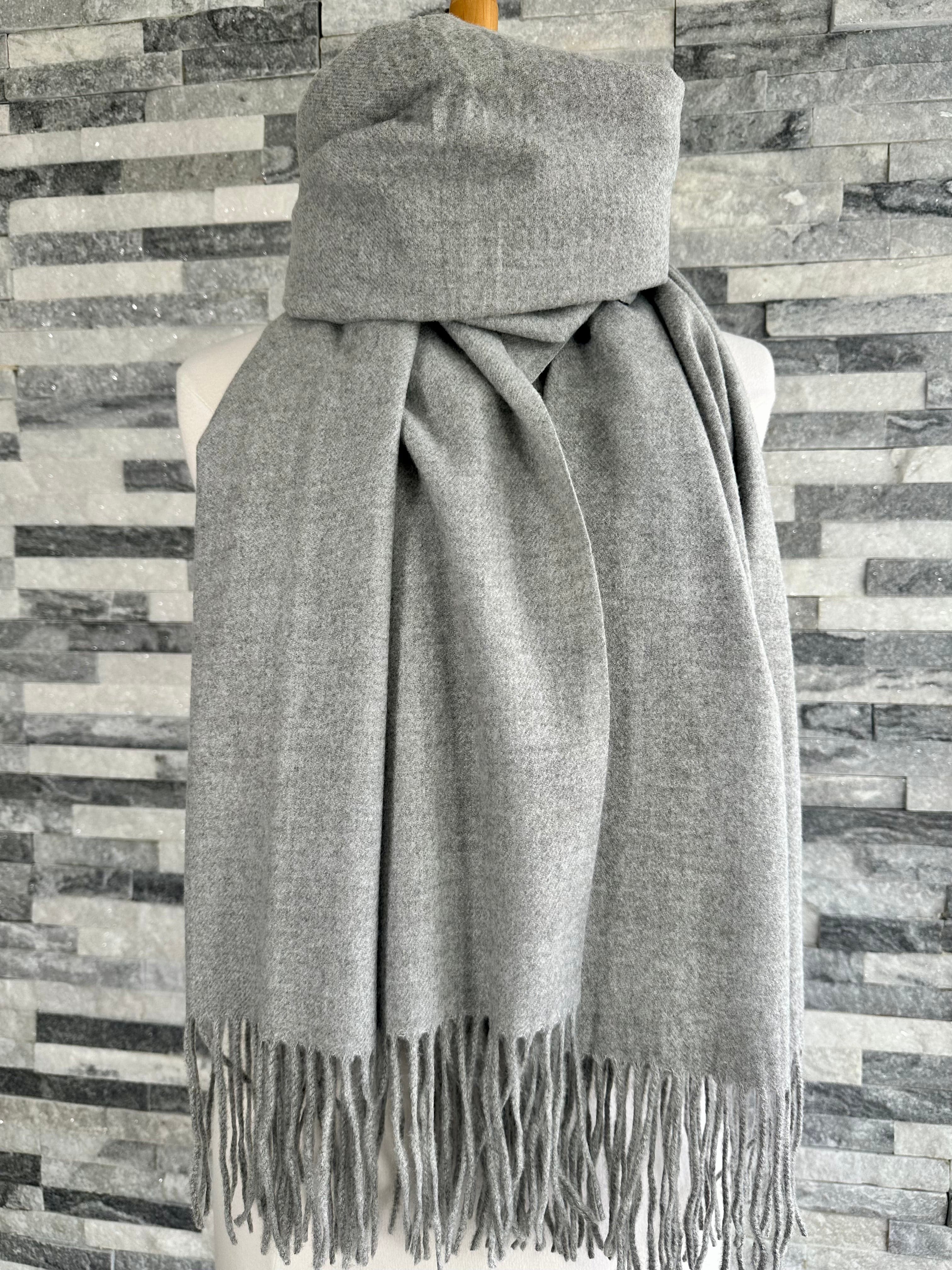 lusciousscarves Scarves & Shawls Cashmere Blend Pashmina Wrap available in 16 colours.