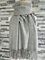 Load image into Gallery viewer, lusciousscarves Scarves &amp; Shawls Cashmere Blend Pashmina Wrap available in 16 colours.

