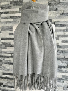 lusciousscarves Scarves & Shawls Cashmere Blend Pashmina Wrap available in 16 colours.