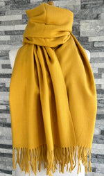 Load image into Gallery viewer, lusciousscarves Scarves &amp; Shawls Cashmere Blend Pashmina Wrap available in 16 colours.
