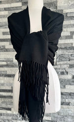 Load image into Gallery viewer, lusciousscarves Scarves &amp; Shawls Cashmere Blend Pashmina Wrap available in 16 colours.
