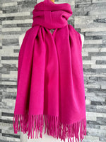 Load image into Gallery viewer, lusciousscarves Scarves &amp; Shawls Cashmere Blend Pashmina Wrap available in 16 colours.
