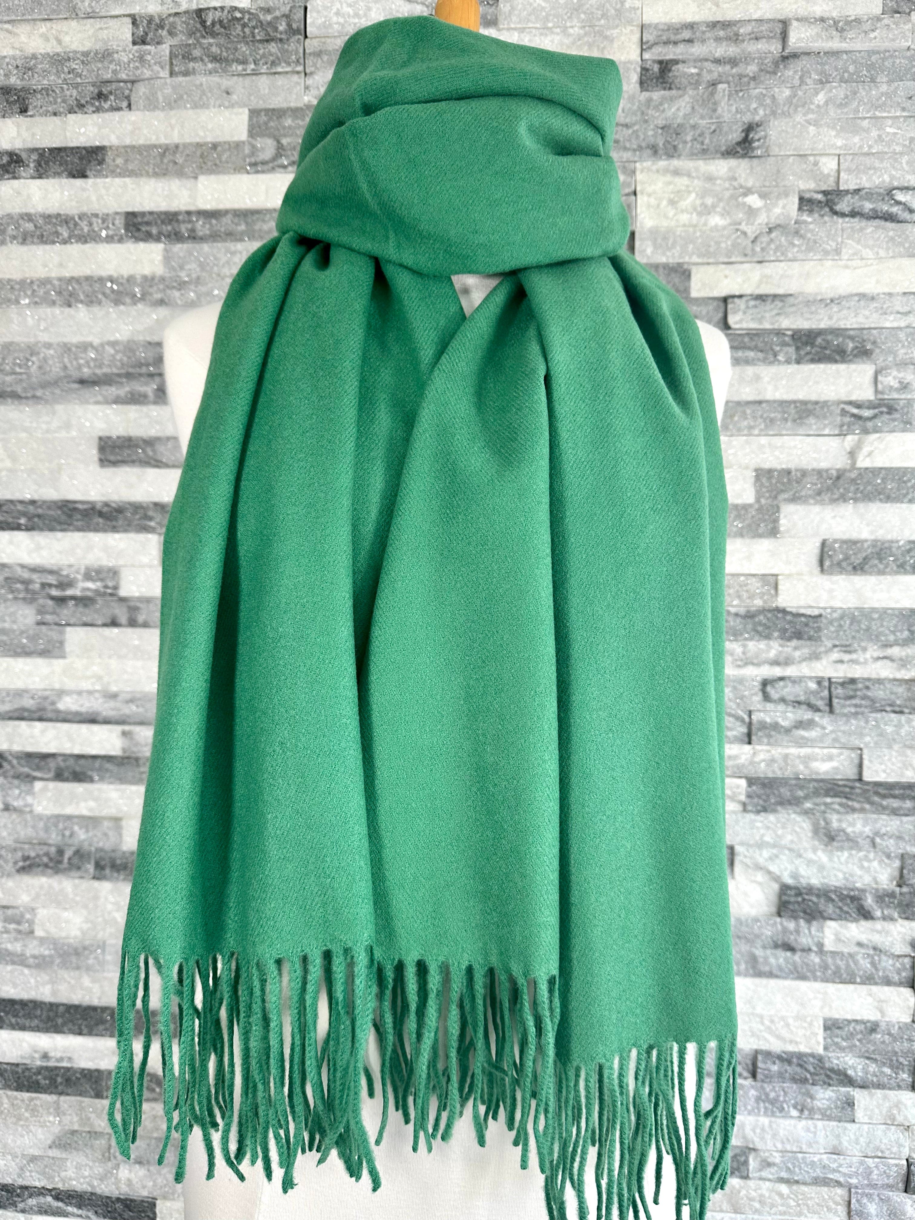 lusciousscarves Scarves & Shawls Cashmere Blend Pashmina Wrap available in 16 colours.