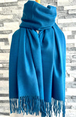 Load image into Gallery viewer, lusciousscarves Scarves &amp; Shawls Cashmere Blend Pashmina Wrap available in 22 colours.

