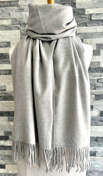 Load image into Gallery viewer, lusciousscarves Scarves &amp; Shawls Cashmere Blend Pashmina Wrap available in 22 colours.
